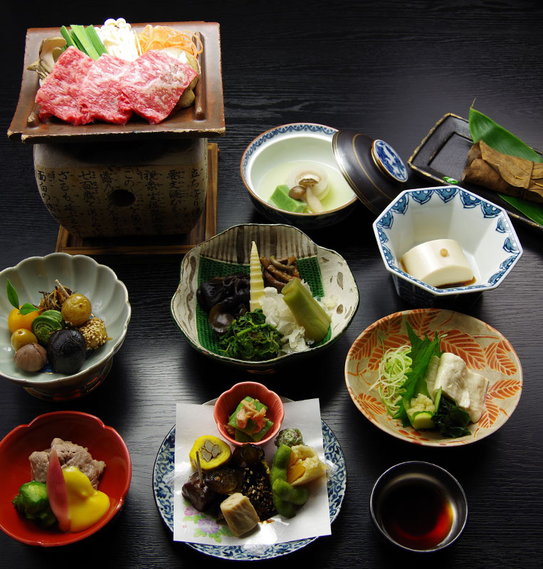 Cuisine Miboro-ryokan shirakawago